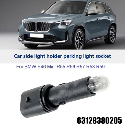 Für BMW Lampenfassung Lampenträger Standlicht 3er E46 63128380205 mit Glühbirne - Bild 1 von 4