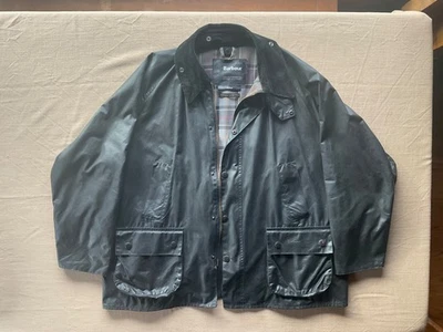 Barbour Bedale Giacca Uomo Cotone Cerato - C48 122CM (3XL) - Nero - Ottimo - Immagine 1 di 4