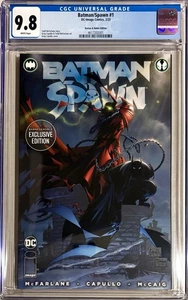 CGC 9.8 BATMAN/SPAWN #1 BARNES & NOBLE EDITION L NM/M 2023 McFarlane Capullo ๐ฅ - Picture 1 of 2