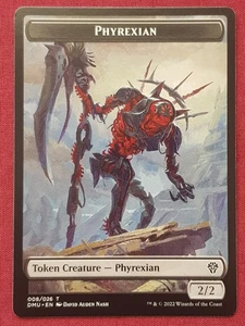 Magic The Gathering DOMINARIA UNITED PHYREXIAN token card MTG - Picture 1 of 2