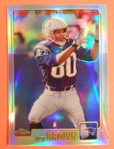 2001 Topps Chrome - Troy Brown #39 Refractor /999 - Picture 1 of 6