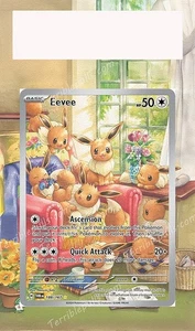 Pokemon Extended Art Inserts for PSA Slabs- Eevee 188 Twilight Masquerade - Picture 1 of 2