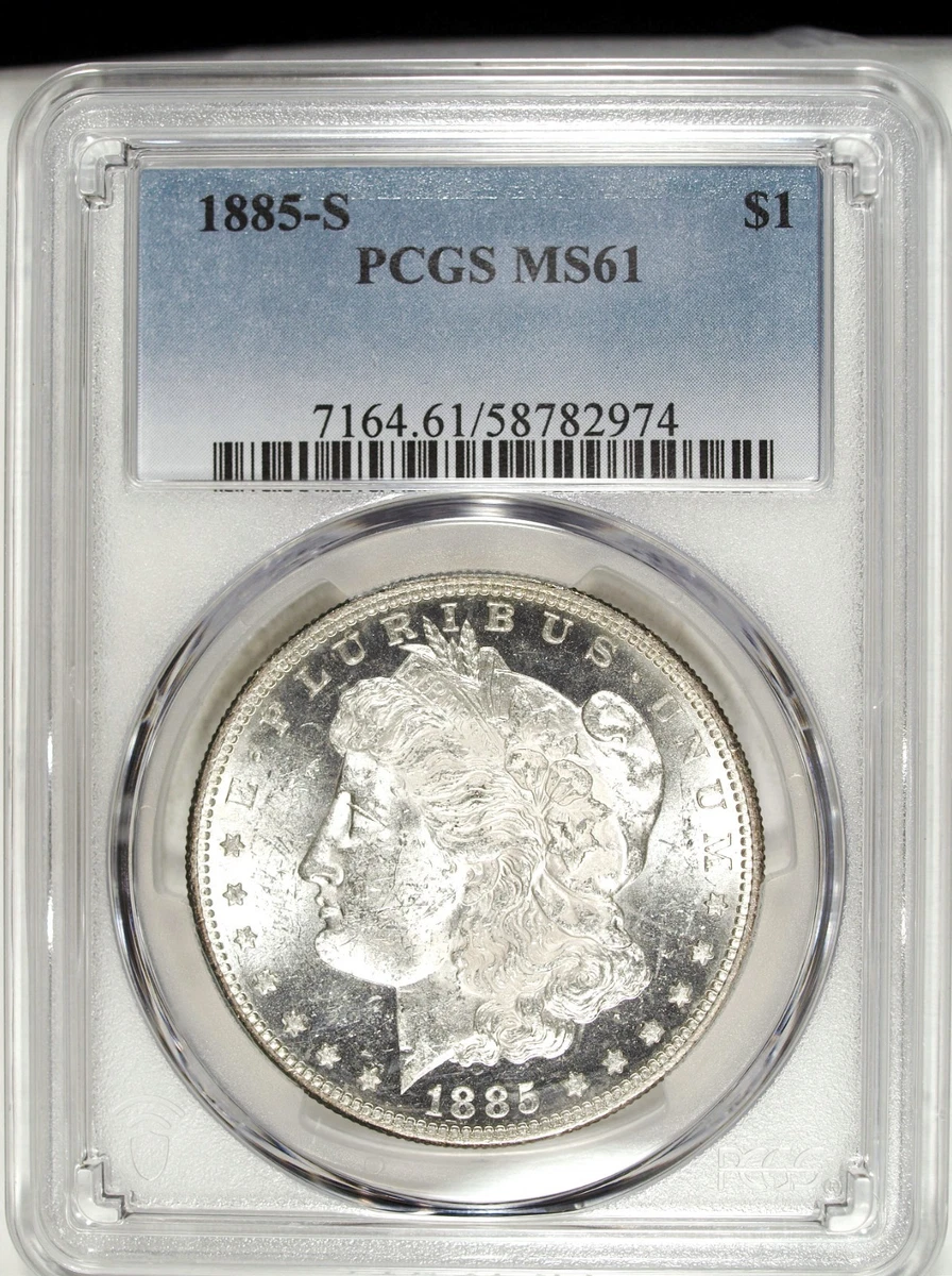 『PCGS MS61』モルガンダラー銀貨（1885年） PCGS MS61』モルガンダラー銀貨（1885年） - メルカリ