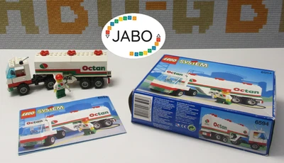 (C10) LEGO 6594 Octane Tanker Truck with original box and BA - Image 1 of 4