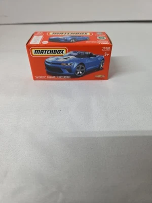 MATCHBOX 2023 POWER GRABS 70 AÑOS '16 CHEVY CAMARO CONVERTIBLE 31/100 Foto 1 de 4