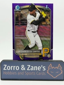 Johan De Los Santos 2025 Bowman Chrome #BCP-163 Purple Wave Refractor /250 - Picture 1 of 3