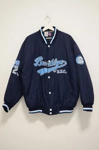 Karl Kani Brooklyn Vintage Hip Hop Bomber Jacket Size L Mens - Picture 1 of 10