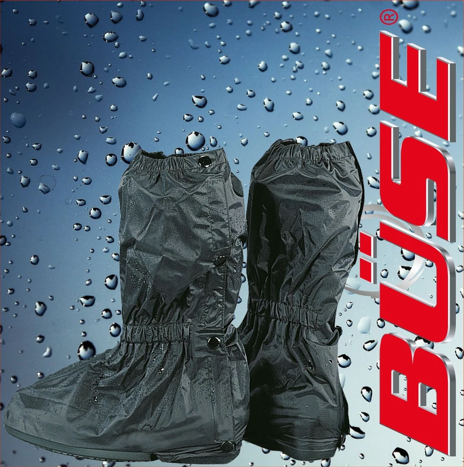 -28% BÜSE Regenstiefel Motorradstiefel Regen Stiefel Überschuhe Dicht UVP 34,95€ - Bild 1 von 3