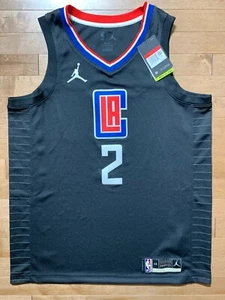 Kawhi Leonard Men's 48 Large Los Angeles Clippers Nike Swingman Jersey Black - Picture 1 of 8