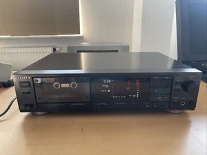 SONY TC-RX80ES ESPRIT Auto-Reverse Stereo Cassette Deck Player / Recorder - Picture 1 of 9