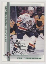 2000-01 ITG Be A Player Memorabilia Emerald All-Star Fantasy /10 Rob Niedermayer