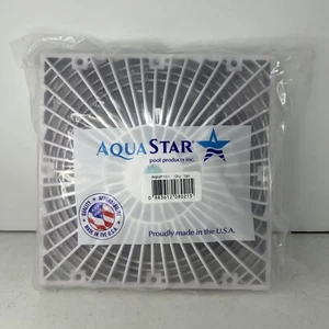 AquaStar R9MF101 9”x9” Pool Suction Outlet Cover Submerged Use NOS - Picture 1 of 4