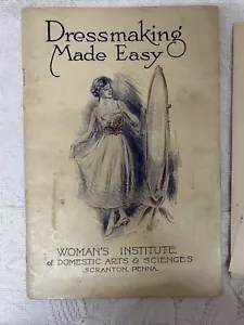 Schneiderei leicht gemacht Fraueninstitut für häusliche Kunst und Wissenschaften, 24 Vintage Buch - Bild 1 von 16