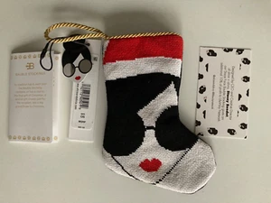 Medias de Navidad Alice and Olivia by Stacey Bendet Stace Face muy raras - Nuevas con etiquetas - Imagen 1 de 7