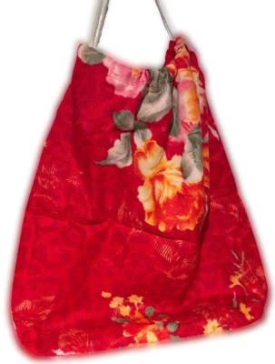 Large DRAW STRING CHANGE BAG Magic Trick Stage Cloth Silk Switch Vanish Appear  - Image 1 of 4