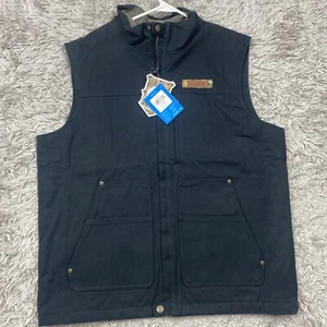 Columbia PHG Roughtail Work Vest Mens Men’s Size Large Navy Realtree - Picture 1 of 9