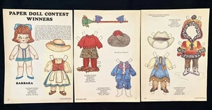 Paper Doll Contest Winners Mag. Paper Doll, 1984, National Doll World, Vintage - Bild 1 von 1