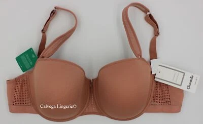 NUEVO CON ETIQUETAS Chantelle C14B60 "Motivo" Balconette, Camiseta Sujetador Espuma con Memoria, Rubor, 40B Foto 1 de 4