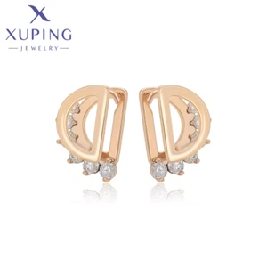 Xuping Jewelry Huggies Earrings For Women Party Gifts For Girls S00075729 - Picture 1 of 6