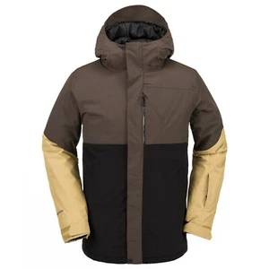 VOLCOM Mens 2024 Snowboard Snow - "L GORE-TEX JACKET" - Brown - Picture 1 of 3