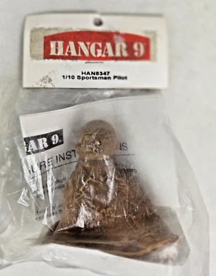 Hanger 9 #HAN8347 1/10 Sportsman Pilot 3 1/4" High New In Package With Bent Base - Image 1 of 4
