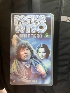 DOCTOR DR WHO BBC VHS VIDEO - HORROR OF FANG ROCK - Picture 1 of 5