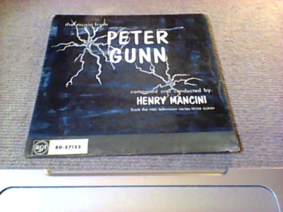 HENRY MANCINI PETER GUNN NBC-TV OST 1st RCA Mono 180g UK LP 1959 Spy Jazz - Image 1 of 4