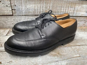 John lobb Sentry pebble grain  black leather derby  shoes UK 10E US11 - Picture 1 of 18
