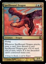 [1x] Spellbound Dragon - Foil - Slight Play, English - Alara Reborn MTG Magic