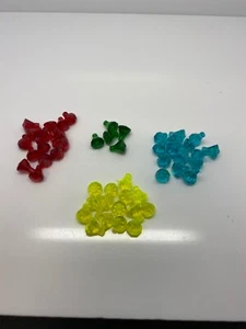 Lego Lot of 50 Jewels Trans Red, Blue, Yellow And Dark Green Rocks Gems Stones - Picture 1 of 1