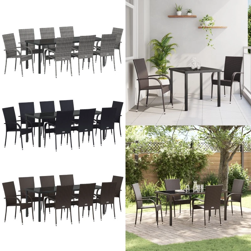 Polyrattan Gartenmöbel Set Sitzgruppe Essgruppe Rattanmöbel Rattan Gartenset DE