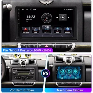 Für Benz Smart Fortwo 451 2005-2015 Carplay Android Autoradio GPS Navi WiFi BT - Bild 1 von 12