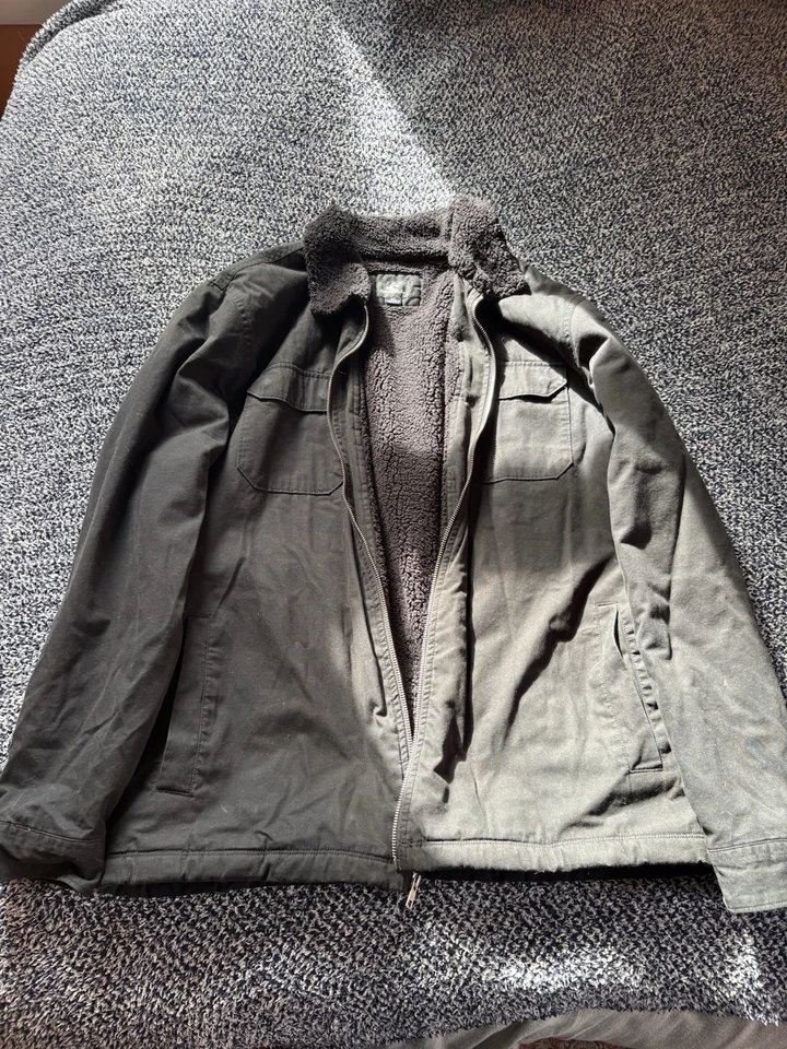 Chaqueta forrada de lana negra O’Neill XL para hombre Foto 1 de 2