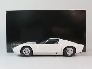 Kyosho Lamborghini Miura P400 white 1968 1/18 KS08314W - Imagen 1 de 7