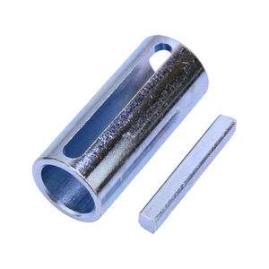 3/4" a 1" con llave de paso de 1/4" + adaptador de manga de eje de manivela de polea de motor de gas nuevo - Imagen 1 de 4