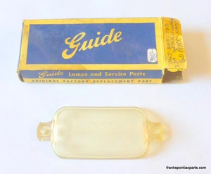 1960 Pontiac NOS GM Rear License Plate Light Lens Bonneville Catalina 60 - Picture 1 of 4