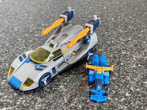 2002 Transformers R.I.D. Armada BLURR With Mini Con INCINERATOR ~ Complete Cover