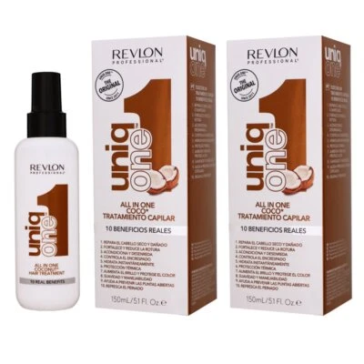 Revlon Uniq One Coconut 2 x 150 ml All In One Treatment Set - Bild 1 von 2