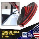 20FT T-Shape Rubber Car Seal Strip Hood Door Trunk Edge Trim For Vipre