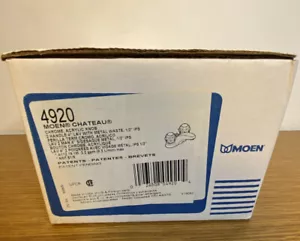 Grifo de baño cromado con doble manija Moen Chateau 4920 “nuevo” - Imagen 1 de 4