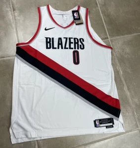 Lilliard Portland Trailblazers Nike Jersey Adult XXL ADV Vaporknit #0 White NBA - Picture 1 of 18