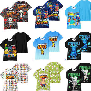 Cosplay Stumble Guys 3D T-Shirts Kids Adult Sports Top T-Shirts Costumes