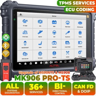 2025 Autel MK906 Pro-TS OBD2 Diagnosegerät ALLE Steuergerät TPMS RDKS Funktionen - Bild 1 von 4