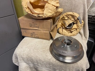 NOS FORD D8RZ-1126-A 1978-1980 FIESTA REAR BRAKE DRUMS (2) - Image 1 of 4