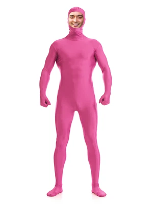 DH Zentai Suit Men's Spandex Halloween Full Body Open Face Costume - Image 1 of 4
