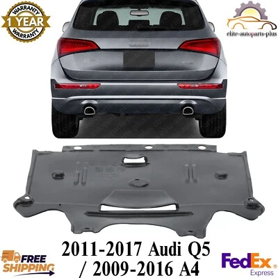 Protector contra salpicaduras del motor trasero bajo cubierta para Audi Q5 2011-2017 / 2009-2016 A4 Foto 1 de 4
