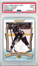 2007-08 Upper Deck MVP Super Script #200 Sidney Crosby 25/25 - PSA 9 MINT