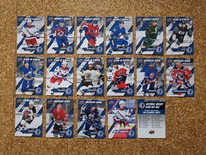 2021 Upper Deck National Hockey Card Day Set 16 NHL Player Cards Plus Checklist