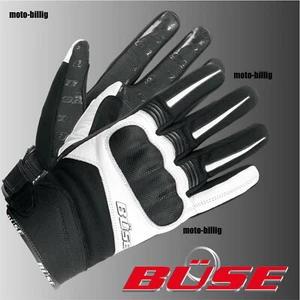 -40% BÜSE leichte Handschuhe OPEN ROAD EVO sw weiß Motorradhandschuhe UVP 64,95€ - Bild 1 von 3