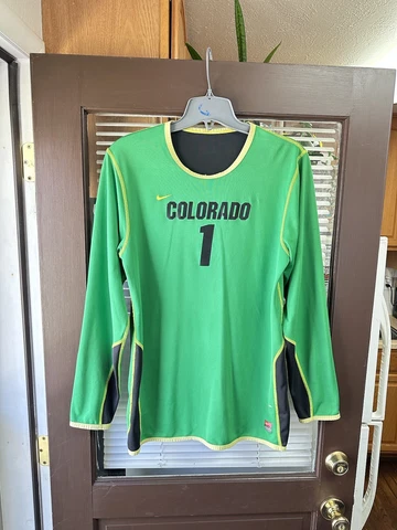 RARE Nike Colorado Buffaloes #1 Goalie Football Soccer Jersey Kit CU Buffs Cover